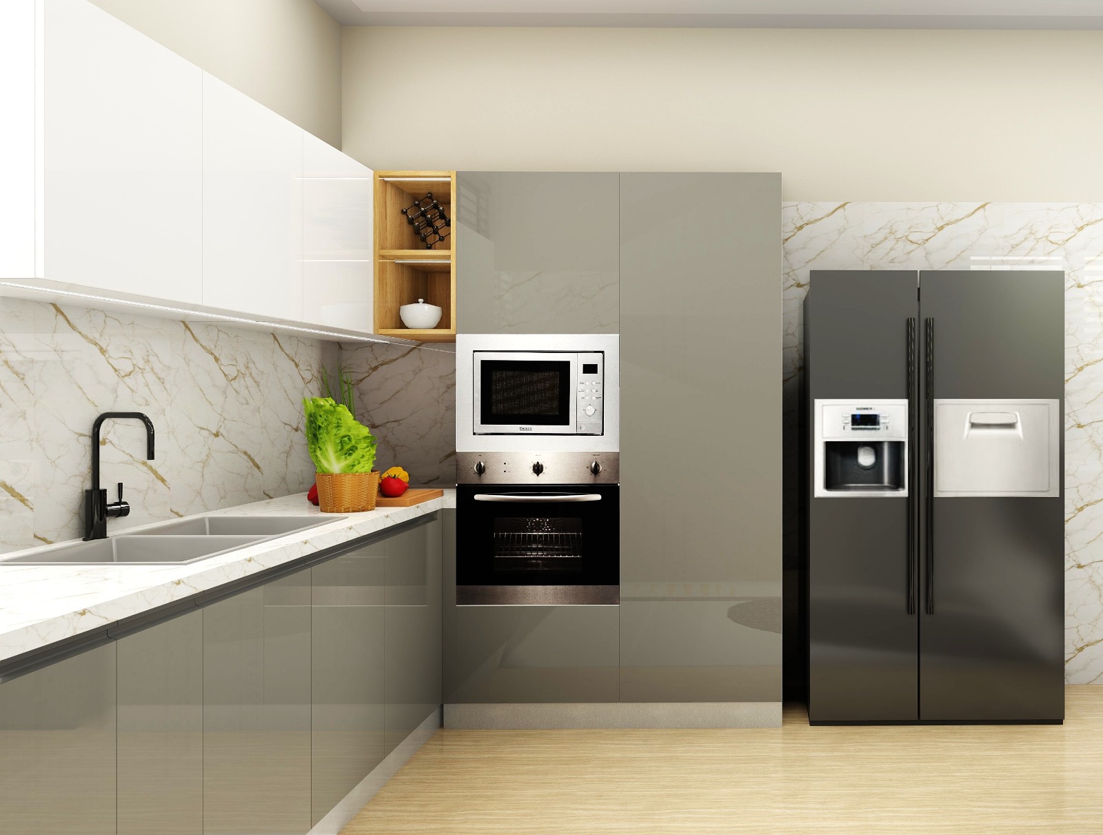 L-Shaped Kitchen 4