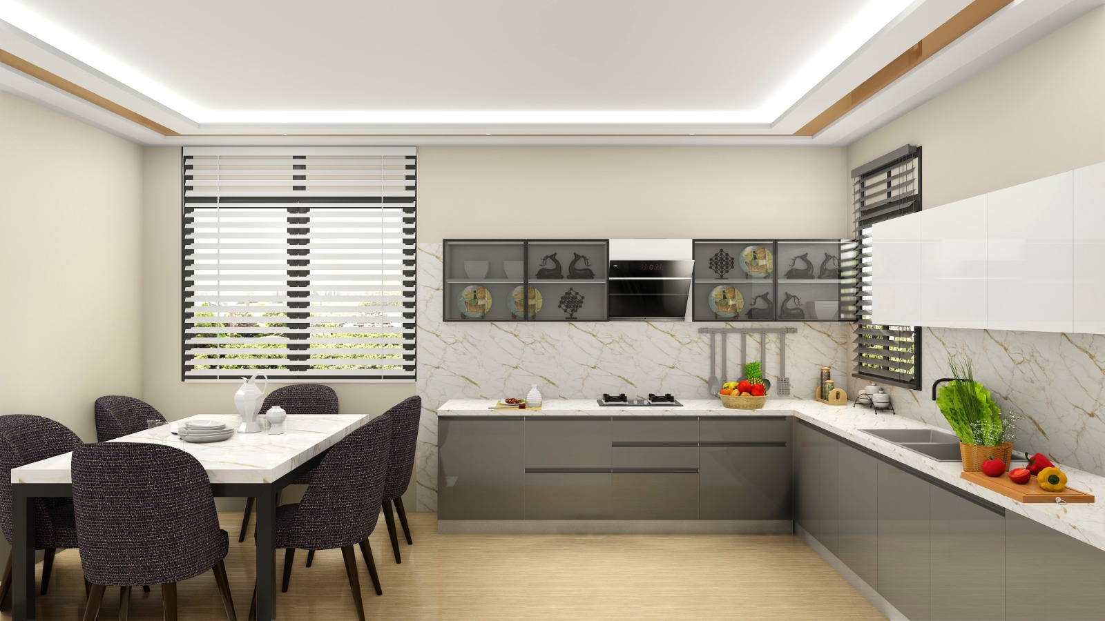 L-Shaped Kitchen 5
